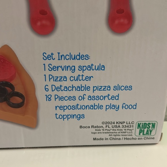 Mini Make Believe Pizza Playset Toy for Girl's or Boy's Gift New in Box! - Picture 5 of 5